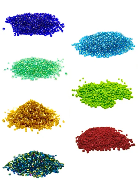 Piccole perline colorate — Foto Stock