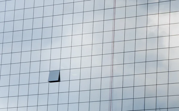 stock image Office windows with reflection