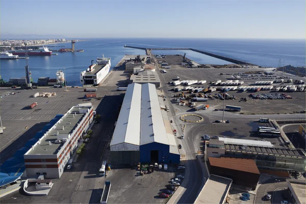 Puerto de Almería, vista aérea —  Fotos de Stock
