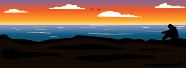 Sunset clipart