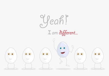 I am Different clipart