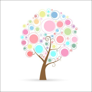 Colorful Tree clipart