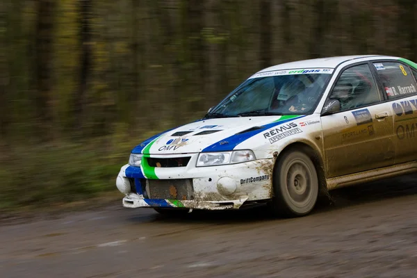 Rallye auto — Stock fotografie