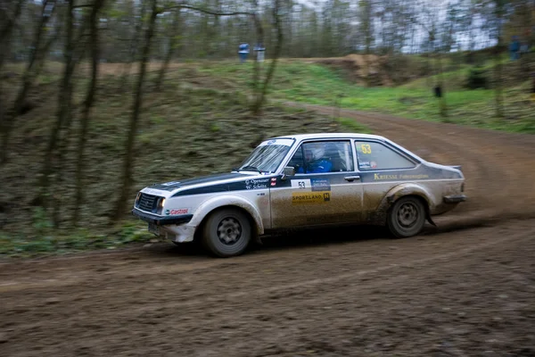 Rallye bil — Stockfoto