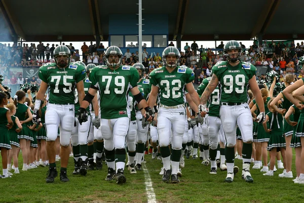 Danube Dragons vs. Tirol Raiders — Stock Photo, Image