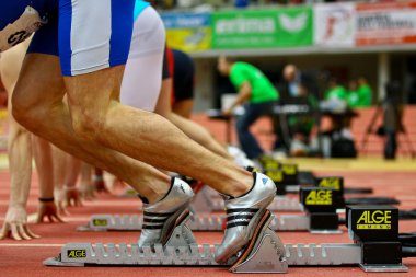 Linz Indoor Gugl Track and Field Meeting 2011 clipart