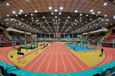 Linz Indoor Gugl Track and Field Meeting 2011 clipart