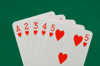 Poker hand clipart