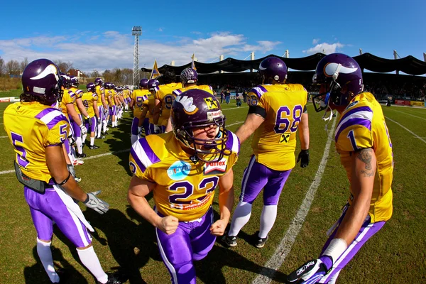 Vikings vs inkräktare — Stockfoto