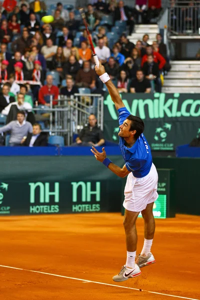 Tennis Coupe Davis Autriche c. France — Photo