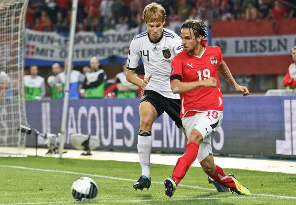 Austria vs Alemania — Stok fotoğraf