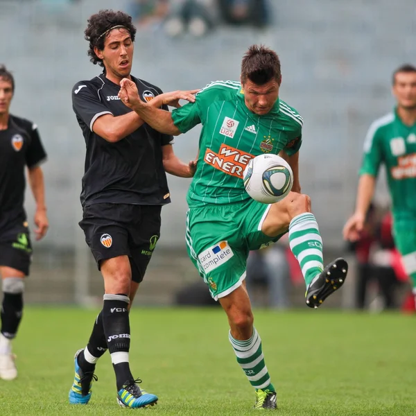 SK rapid vs valencia fc —  Fotos de Stock