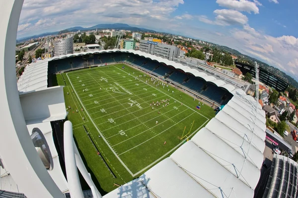 Fußball wc 2011: upc arena graz — Stockfoto