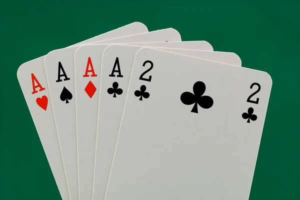 stock image Poker hand