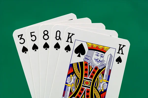 Poker hand — Stock Photo, Image