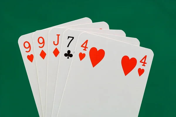 stock image Poker hand