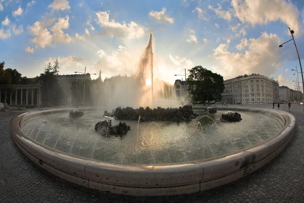 stock image Fountain in Vienna