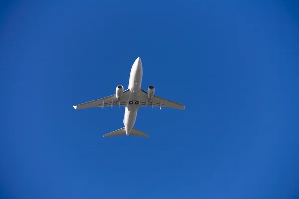 Landing vliegtuig — Stockfoto