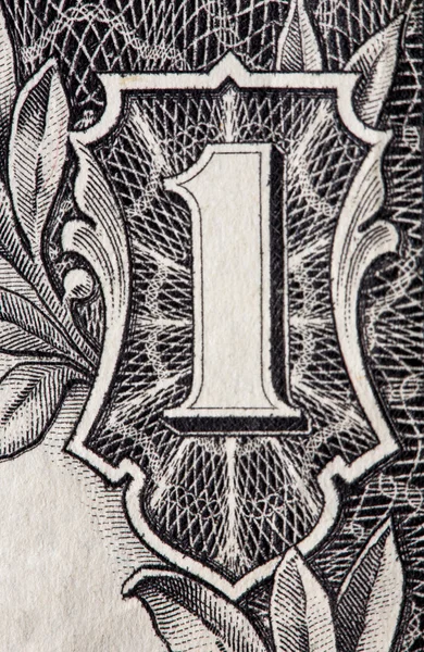 1 달러 지폐 — 스톡 사진