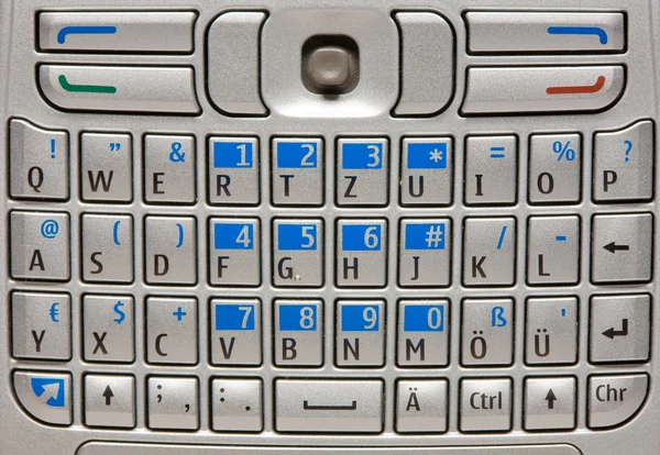 Клавиатура мобильного телефона . — стоковое фото