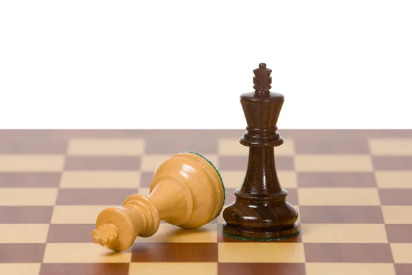 Шахові фігури — стокове фото