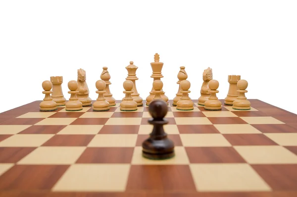 Peças de xadrez — Fotografia de Stock