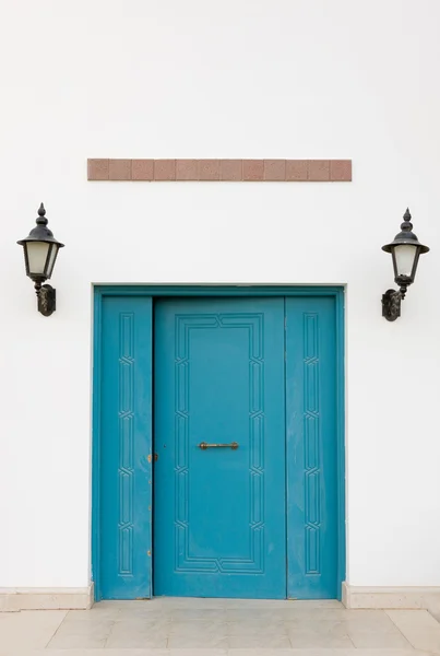 Blå dörren — Stockfoto