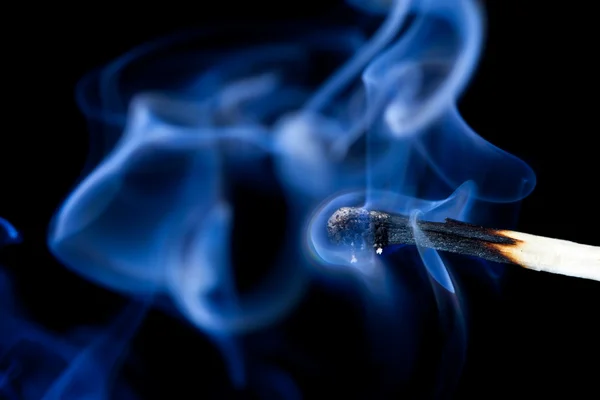 Smoldering match — Stock Photo, Image