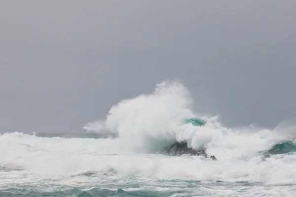 风暴海浪在齐齐卡马国家公园 — 图库照片