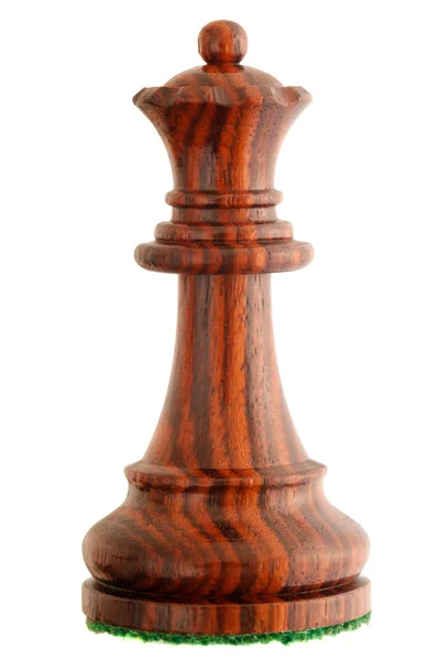 Chess piece - black queen — Stock Photo, Image