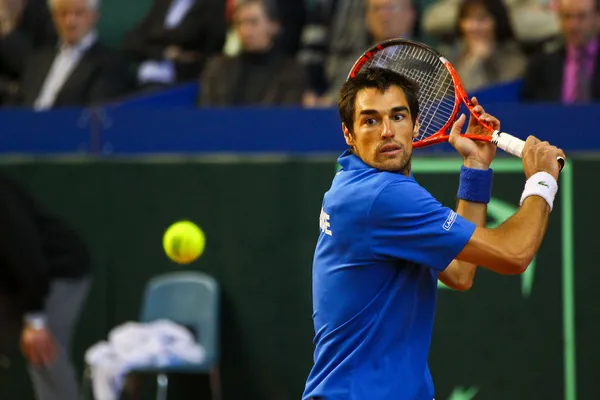 Copa Davis de tênis Áustria vs. França Fotografias De Stock Royalty-Free