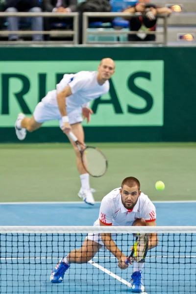 Copa Davis Áustria vs. Rússia — Fotografia de Stock