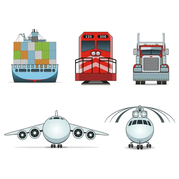 Logistic icons — Stock Vector