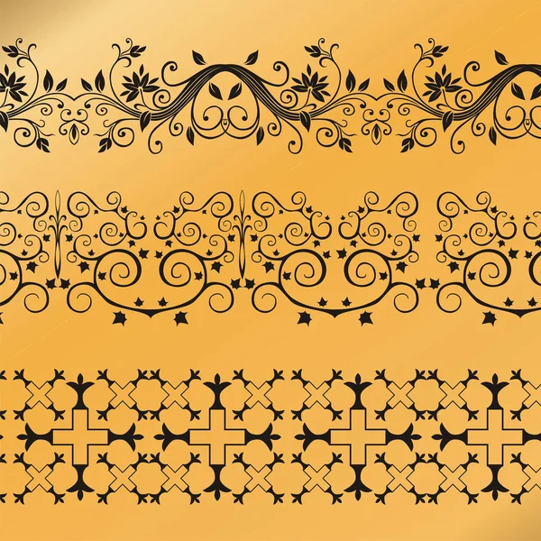 stock vector Decorative floral pattern, vector