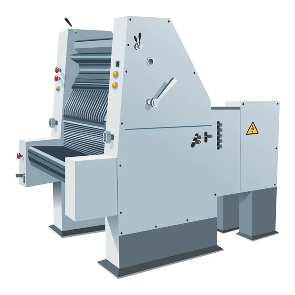 Printing-press — Stock Vector