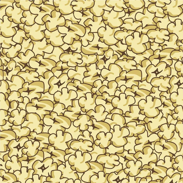 Popcorn seamless mönster — Stock vektor
