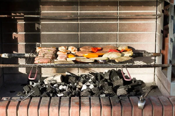 Greek barbeque — Stock Photo, Image