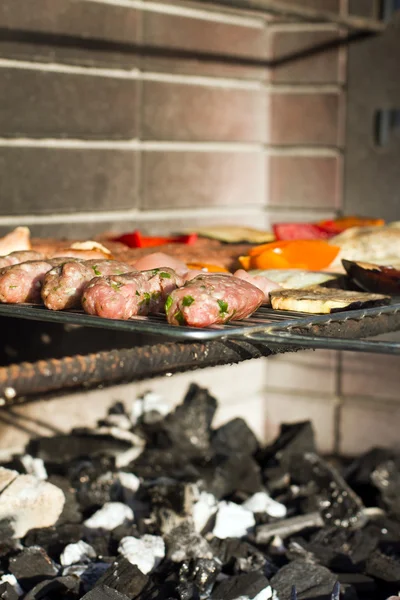 Греческое барбекю — стоковое фото