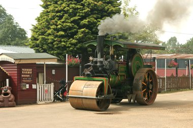 Burrell Steam roller clipart