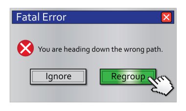 Error Message Regroup clipart