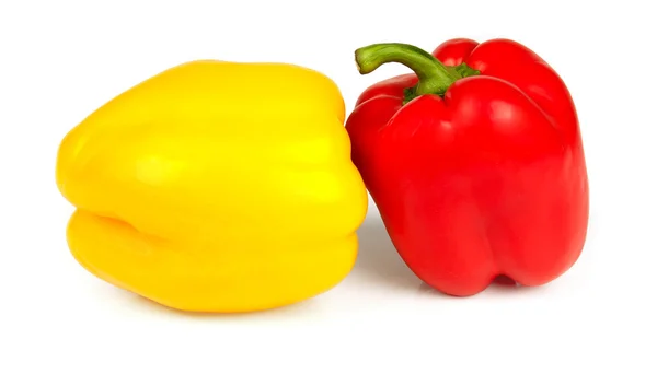 Красный и желтый перец . — стоковое фото