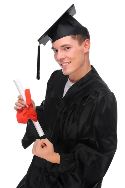 Graduate man — Stockfoto