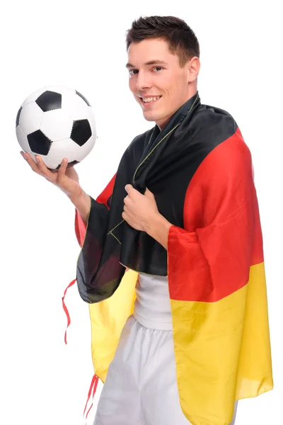 Γερμανός οπαδός του ποδοσφαίρου — Φωτογραφία Αρχείου