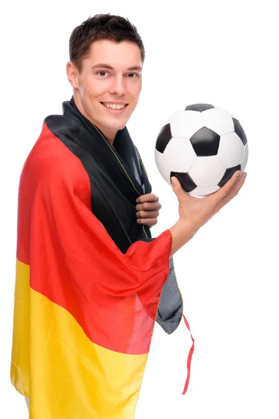 Fã de futebol alemão — Fotografia de Stock