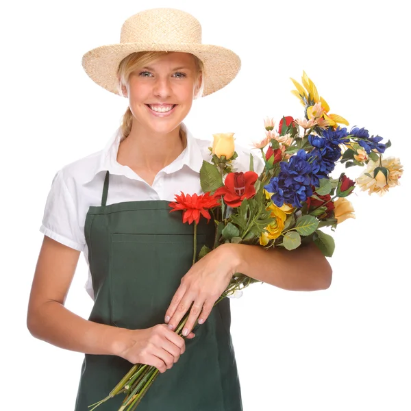 Jonge tuinman — Stockfoto