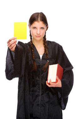 Female lawyer clipart