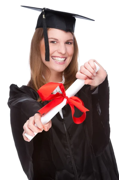Graduate kvinna — Stockfoto
