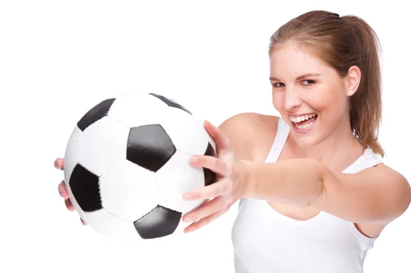 女子サッカー選手 — ストック写真