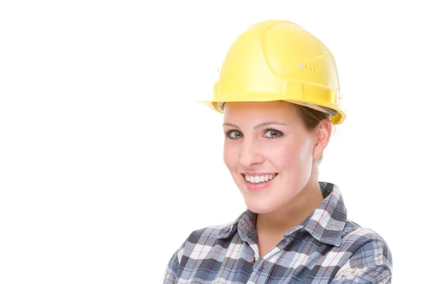 Obrero de la construcción (mujer ) — Foto de Stock