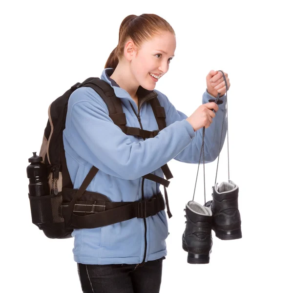 Sırt çantası taşıyıcı — Stok fotoğraf